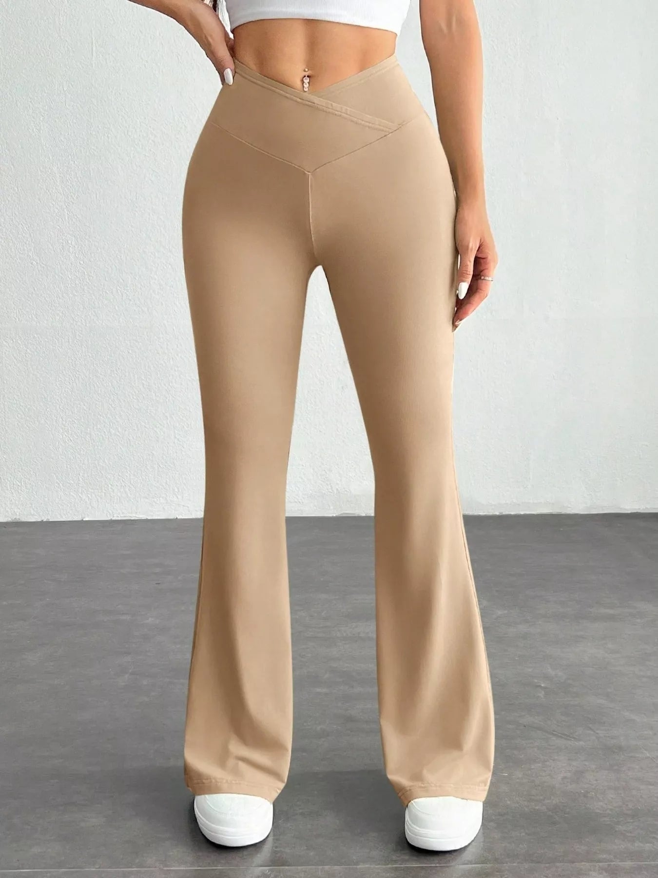 High-Waisted Flare Pants