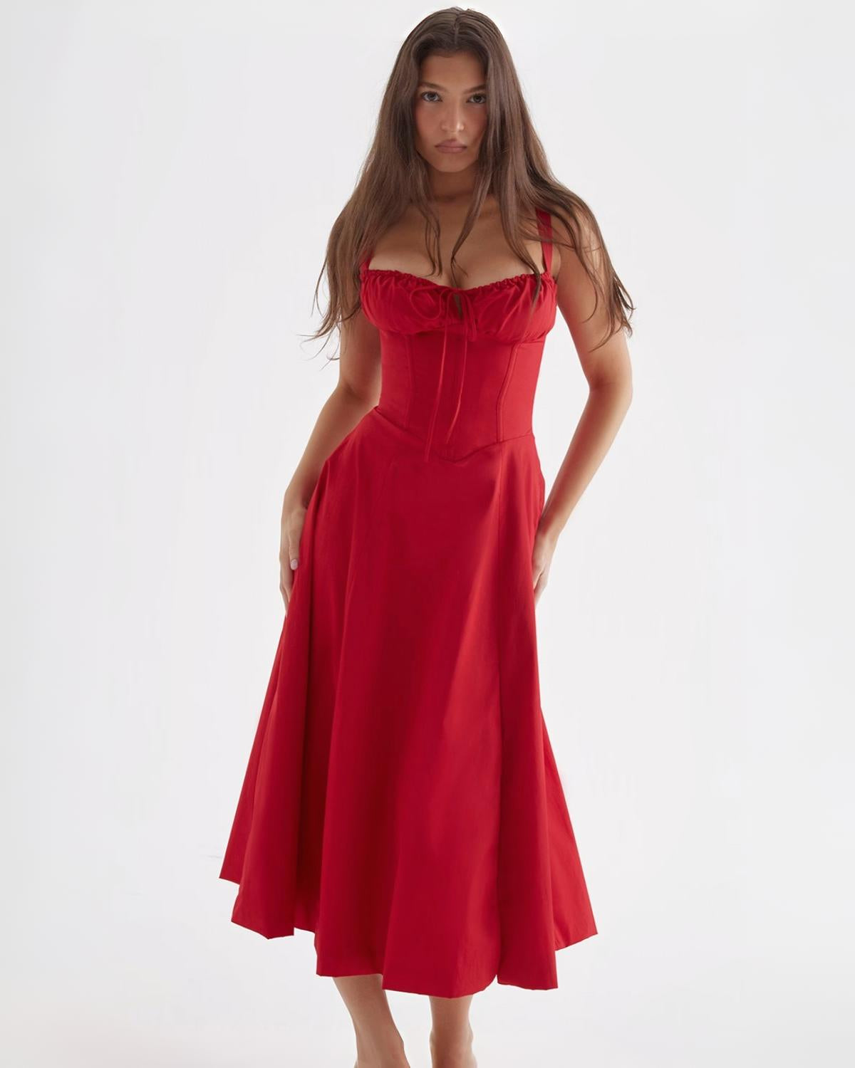 Katrine – Midi Kjole