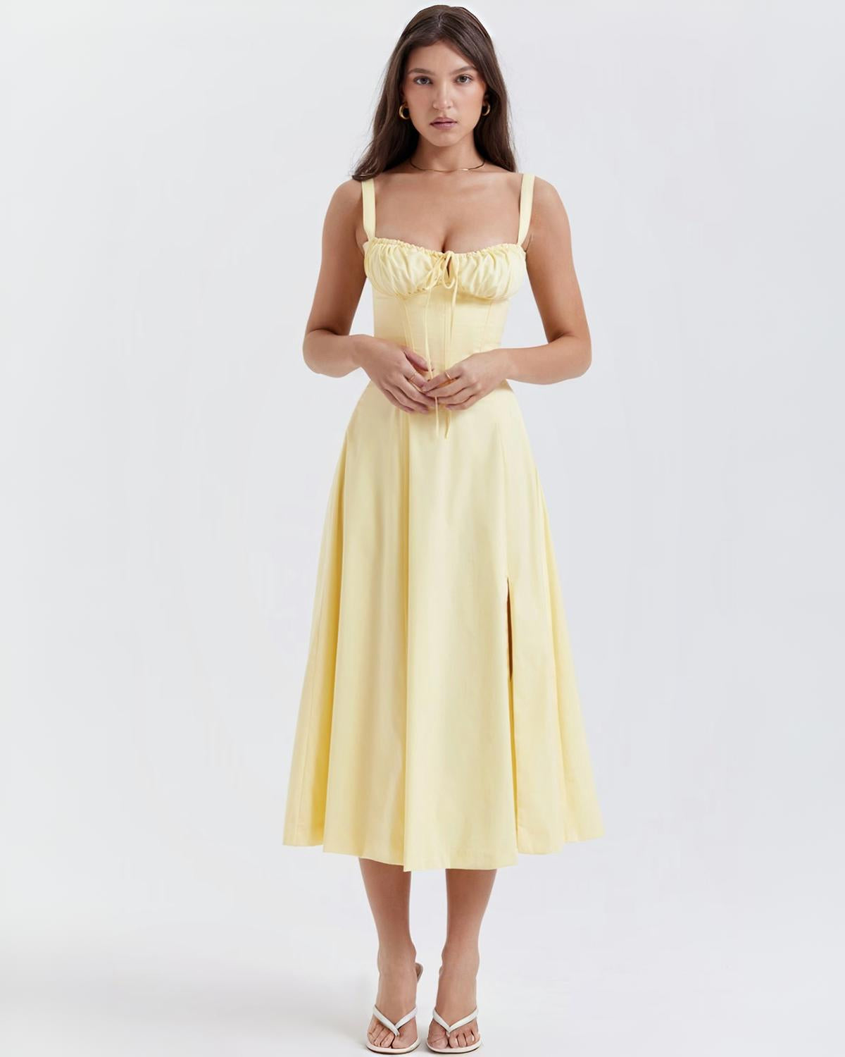 Katrine – Midi Kjole