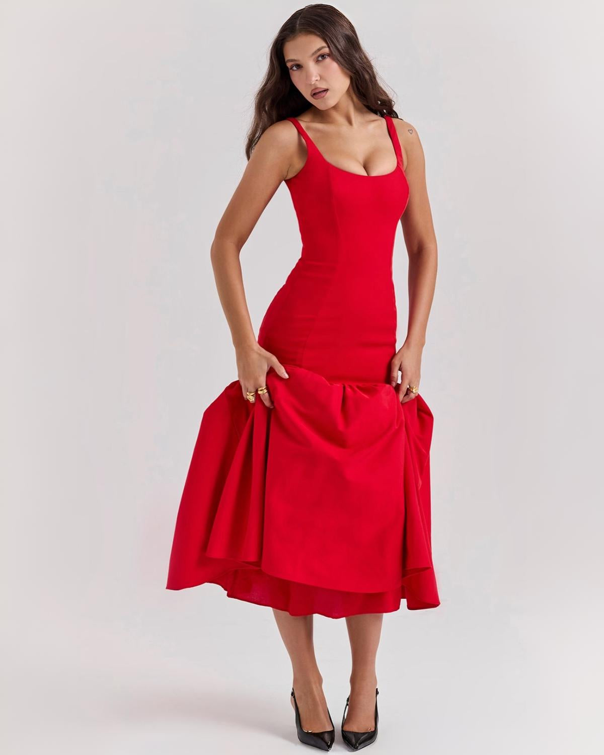 Thea – Midi Kjole