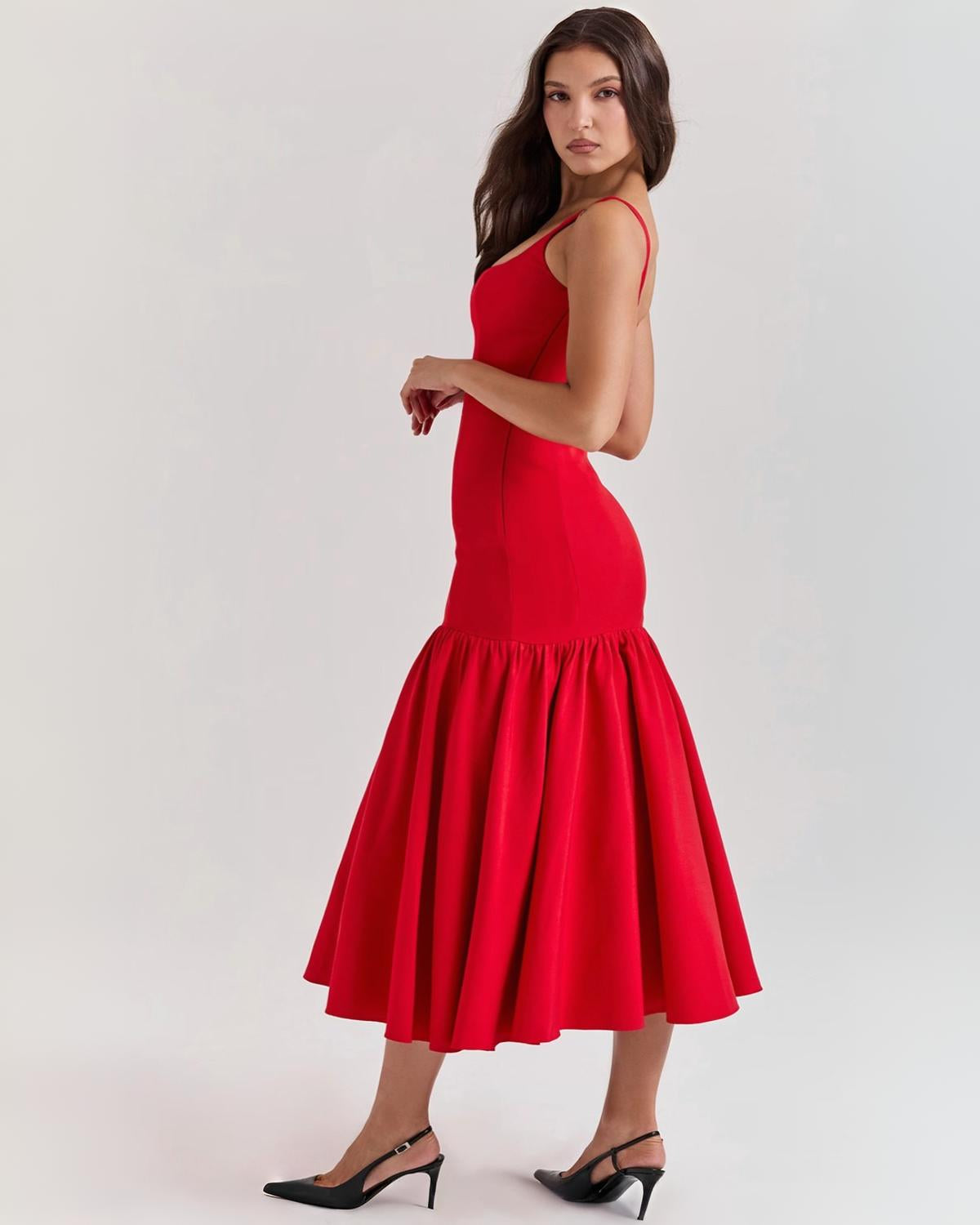 Thea – Midi Kjole