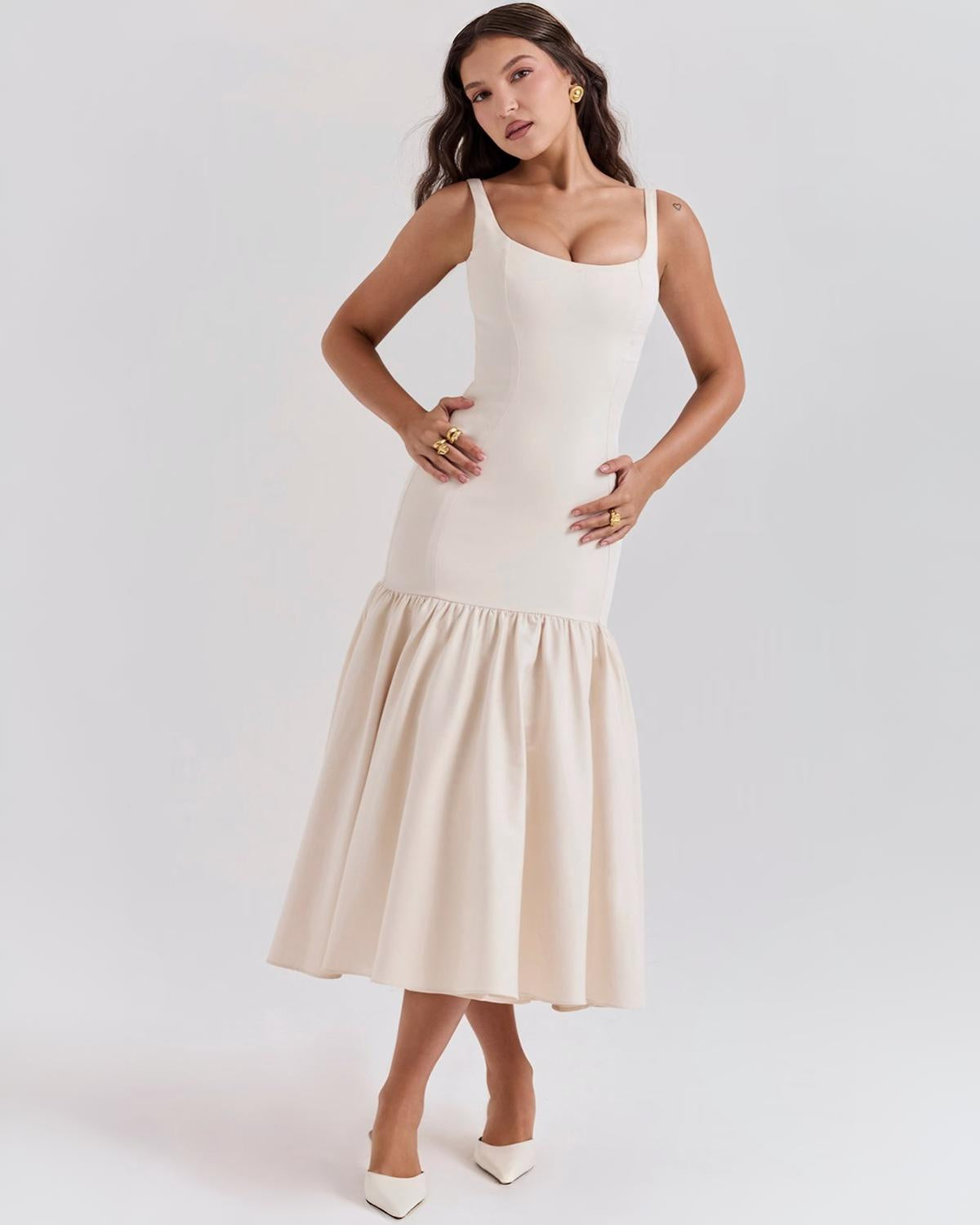 Thea – Midi Kjole